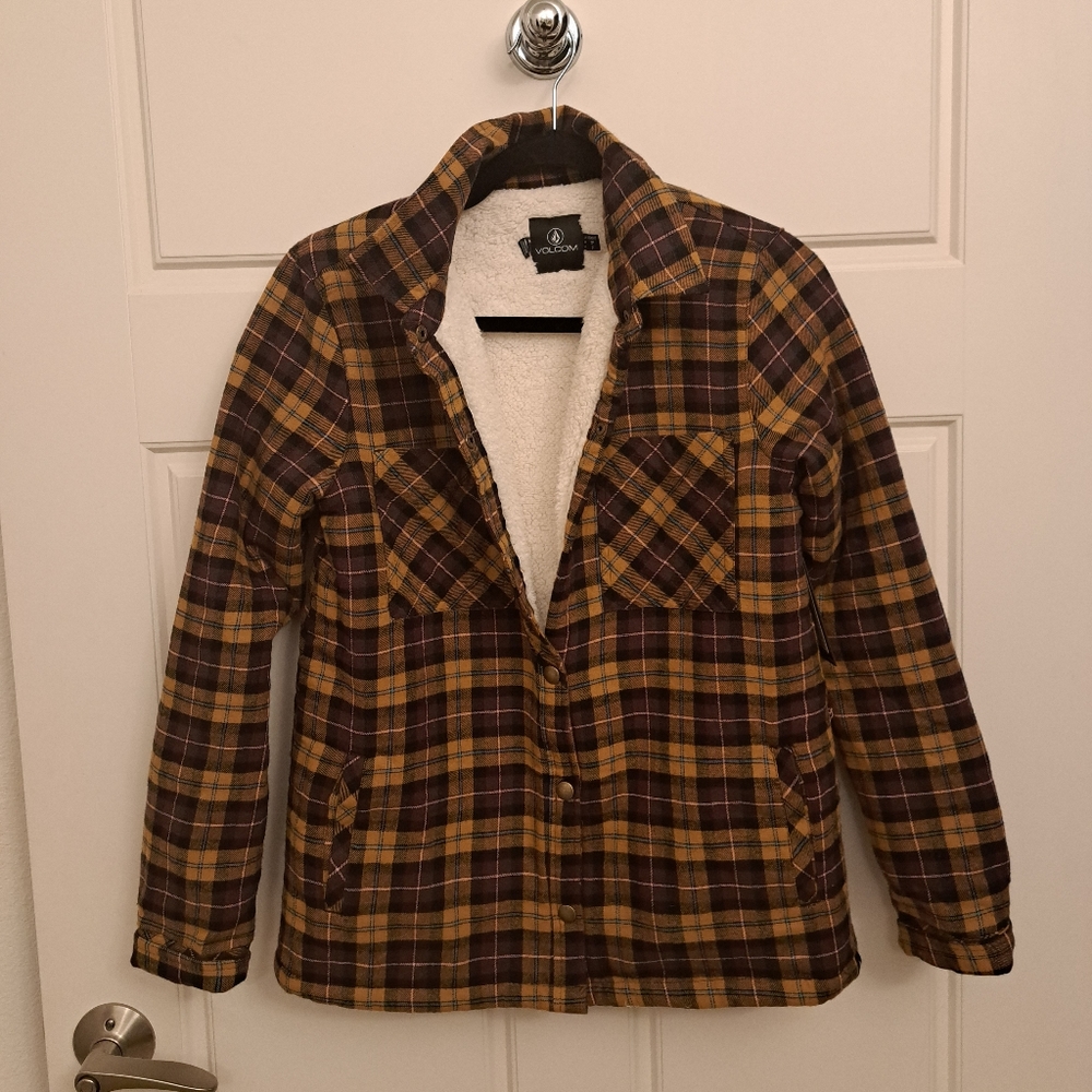 NWT Volcom XS women's fleece jacket